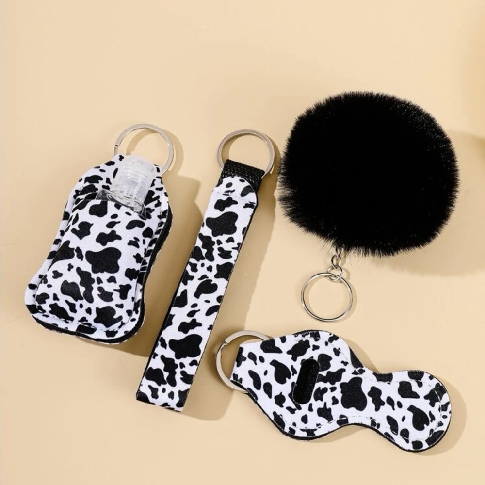Cow Print KeyChain Accessories Bundle - Picture 2 of 7